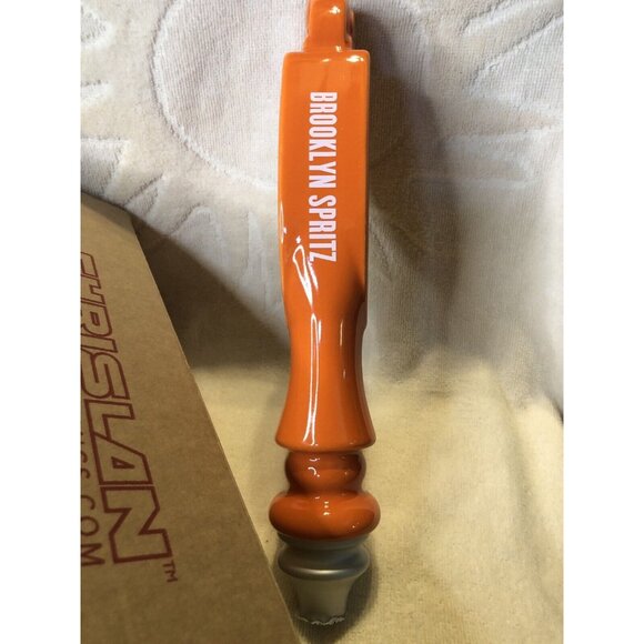 Brooklyn Spritz Ceramic Orange Beer Tap Handle - Picture 3 of 5